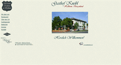 Desktop Screenshot of gasthof-knoebl.halbturn.at